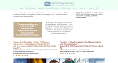 Desktop Screenshot of hightechnologyseminars.com