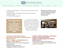 Tablet Screenshot of hightechnologyseminars.com